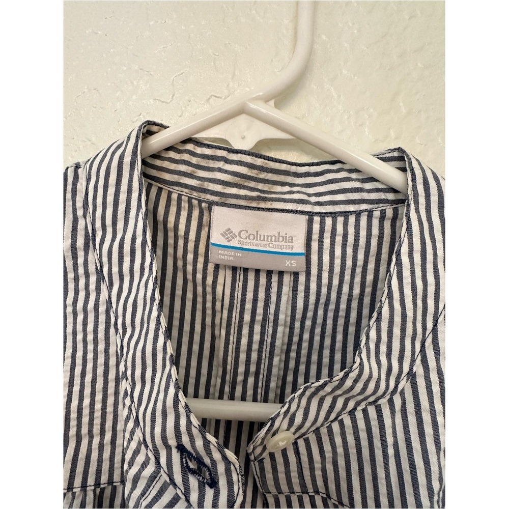 Columbia Cherry Creek Lane Sleeveless TunicXS Blue Striped NWT XL0811-469 - Picture 5 of 7